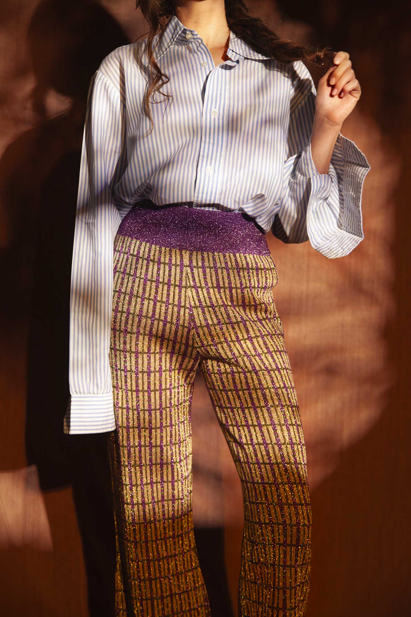 Céline Lurex Trousers