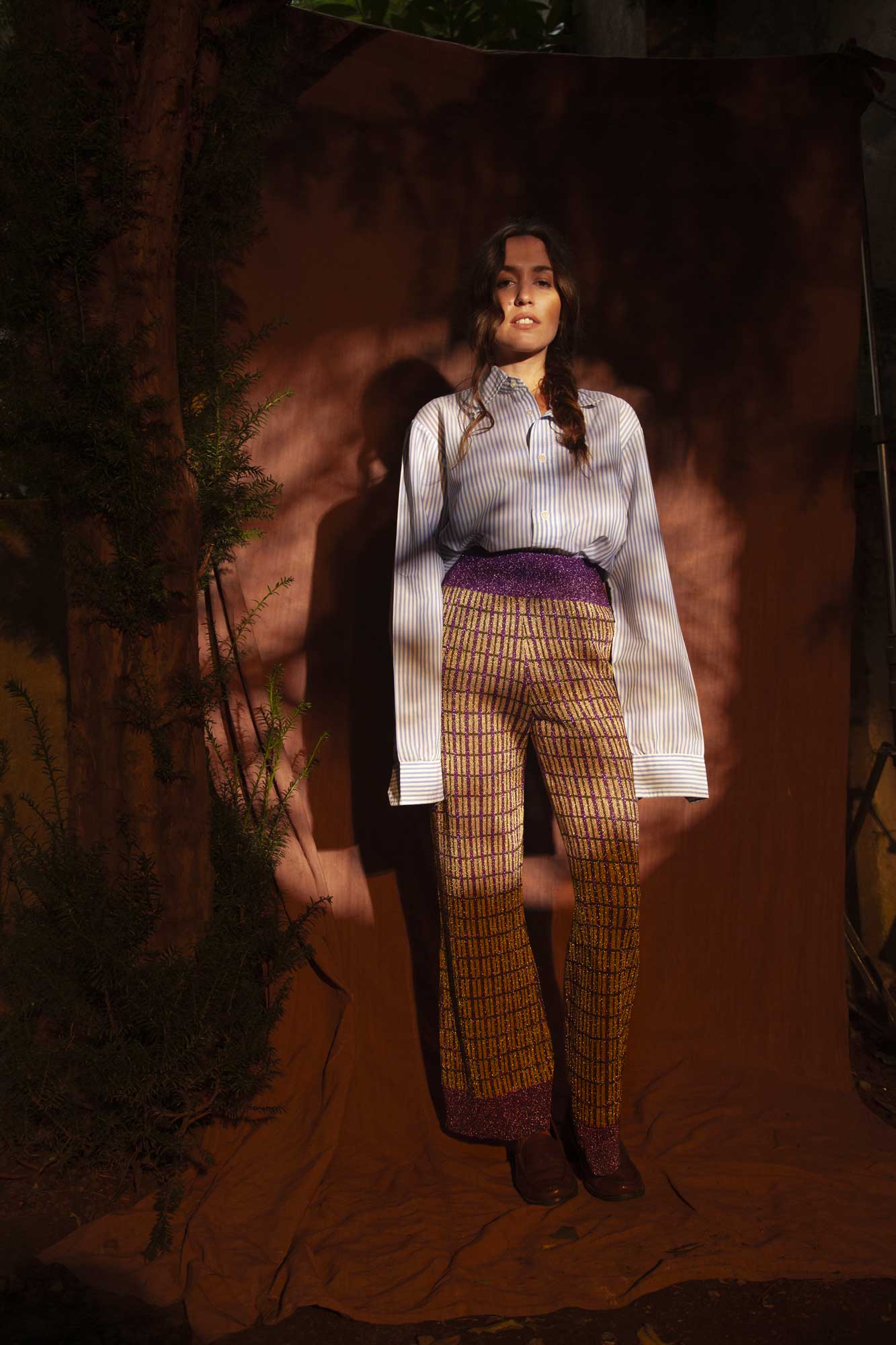 Céline Lurex Trousers
