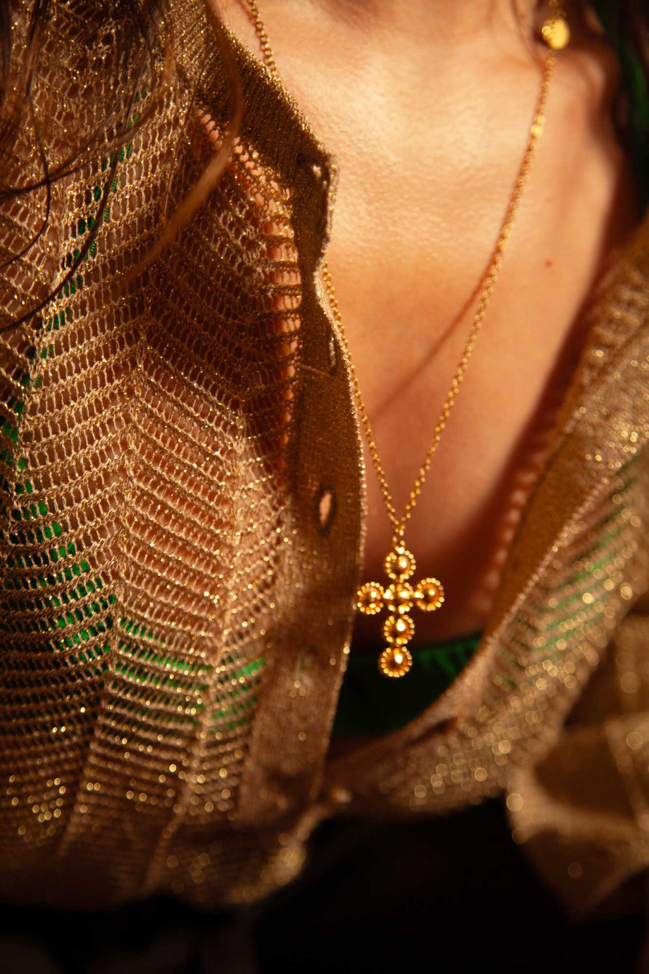 Albert Lurex Gold Sweater