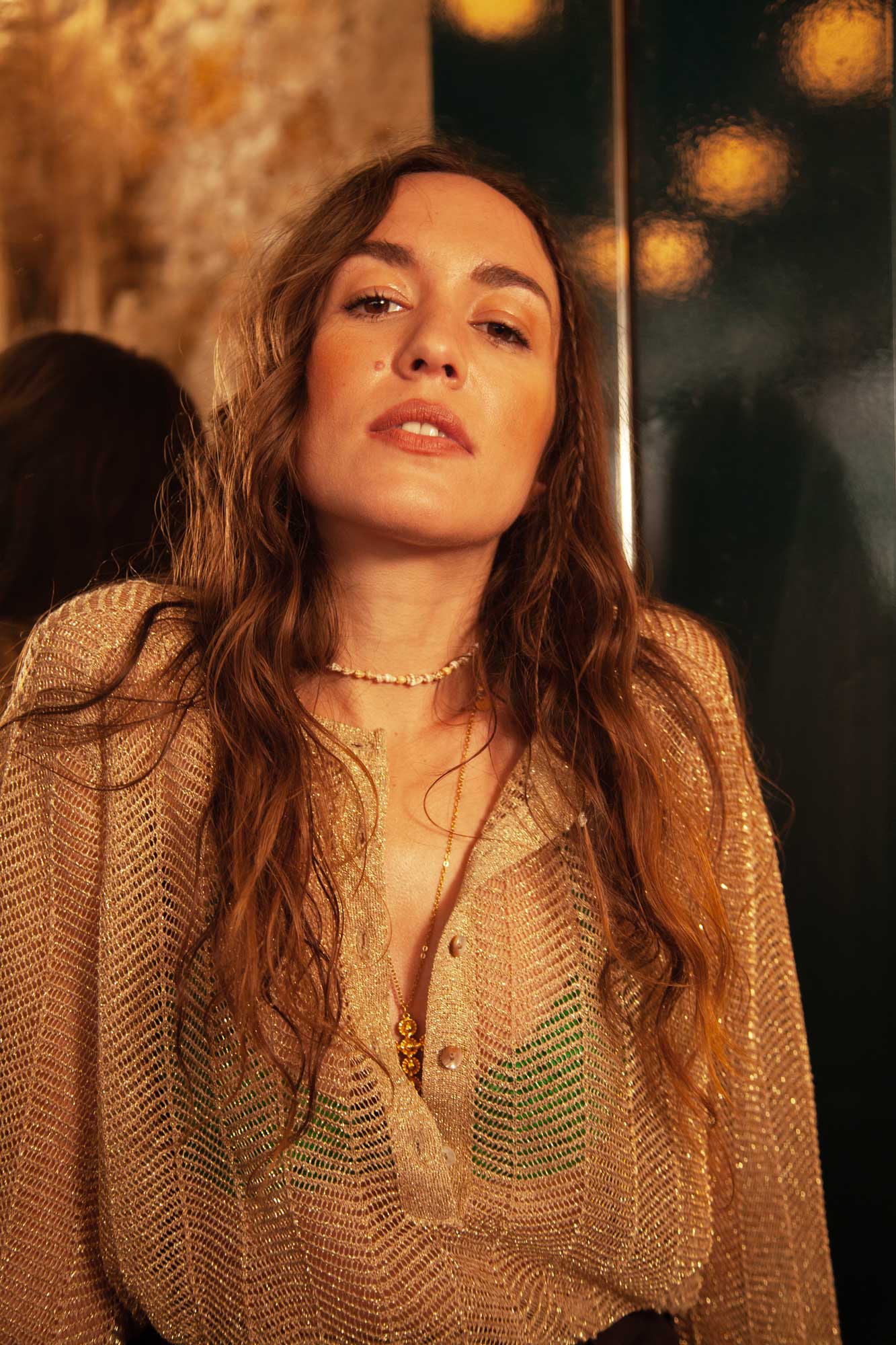 Albert Lurex Gold Sweater