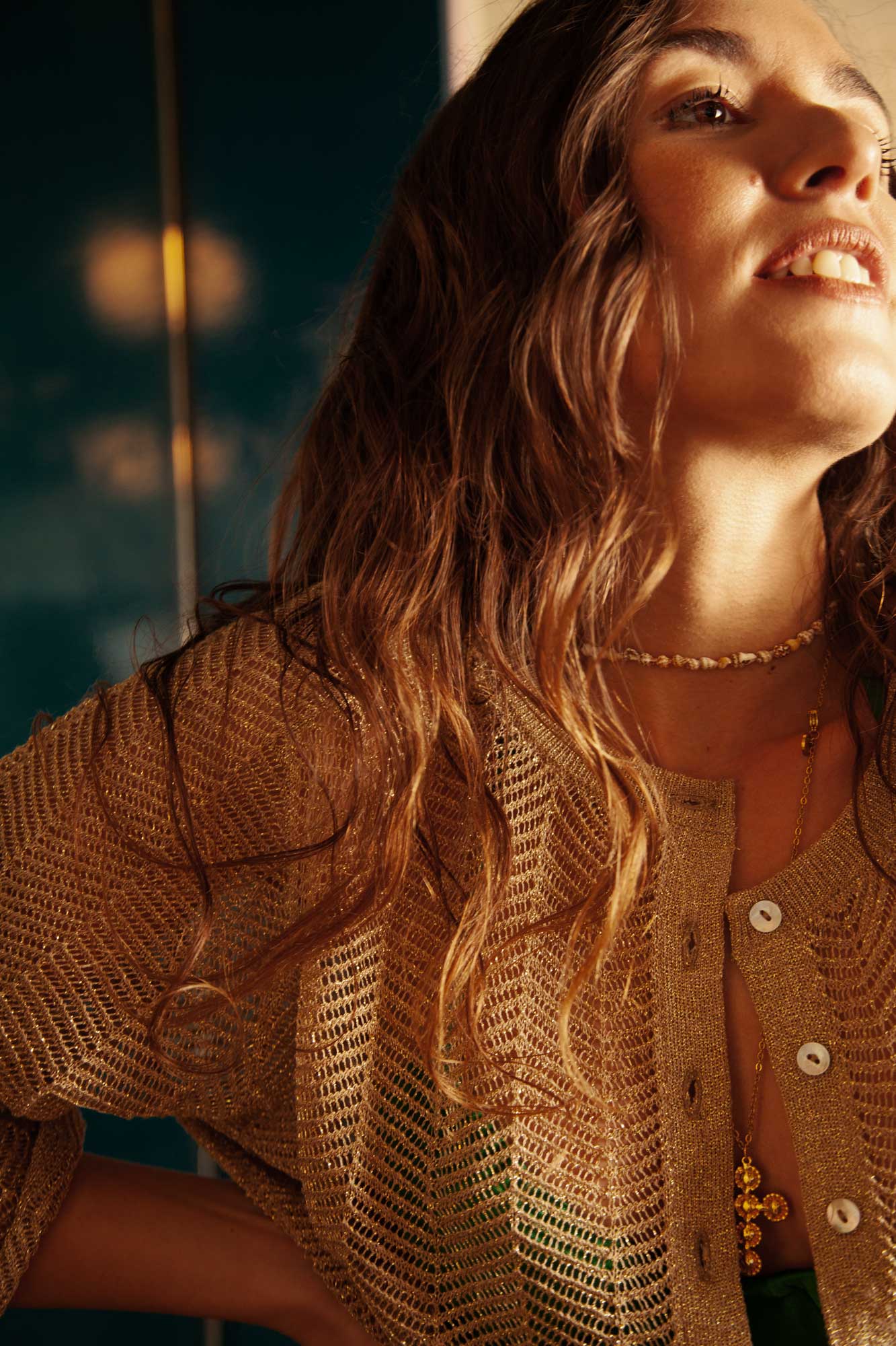 Albert Lurex Gold Sweater