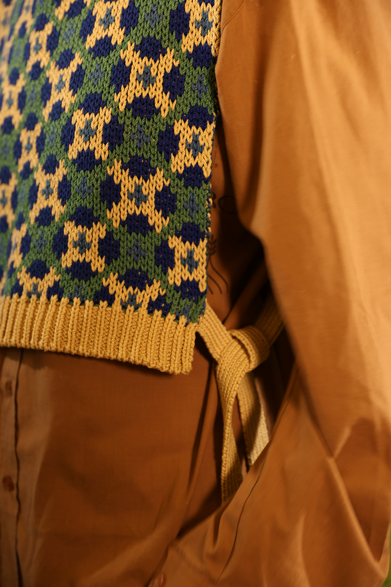 CAMILLE - PLASTRON JACQUARD