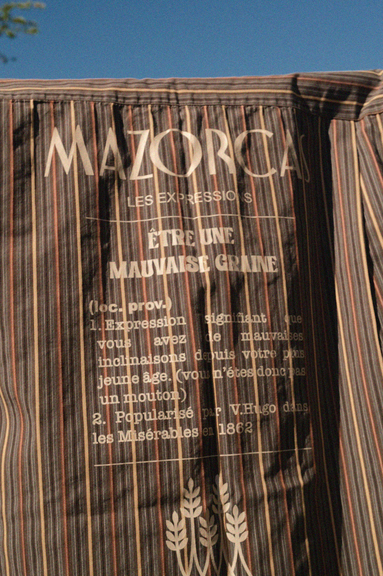AMANDA - Rayures marron
